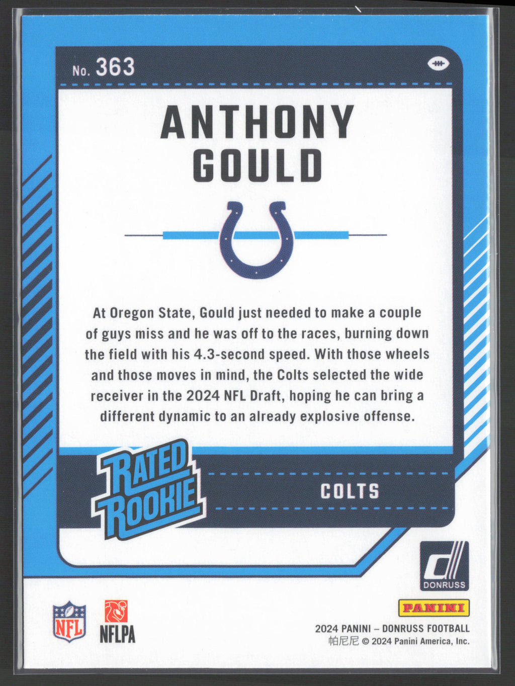 2024 Donruss #363 Anthony Gould
