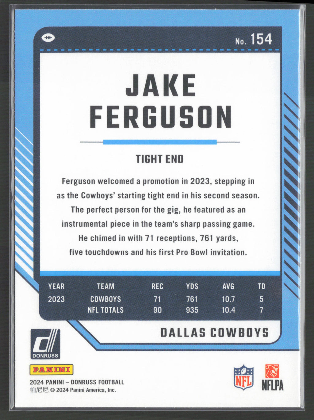 2024 Donruss #154 Jake Ferguson