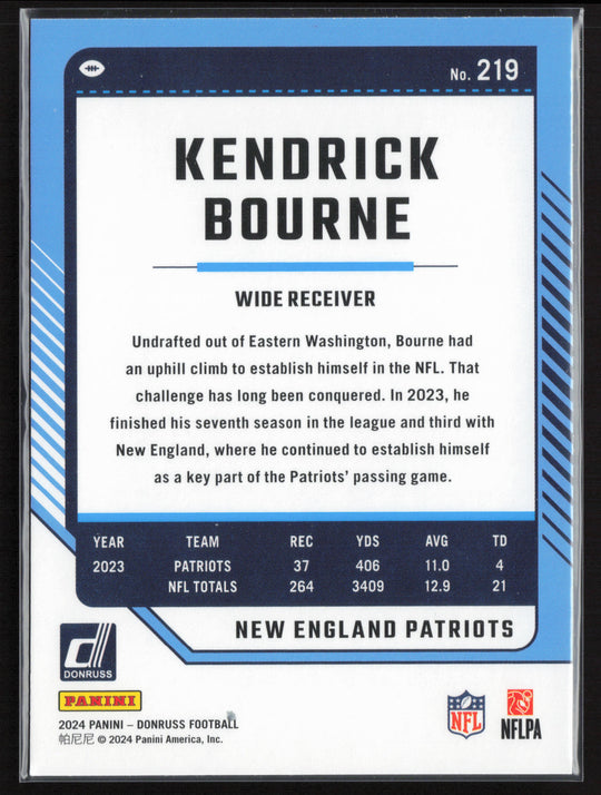 2024 Donruss #219 Kendrick Bourne