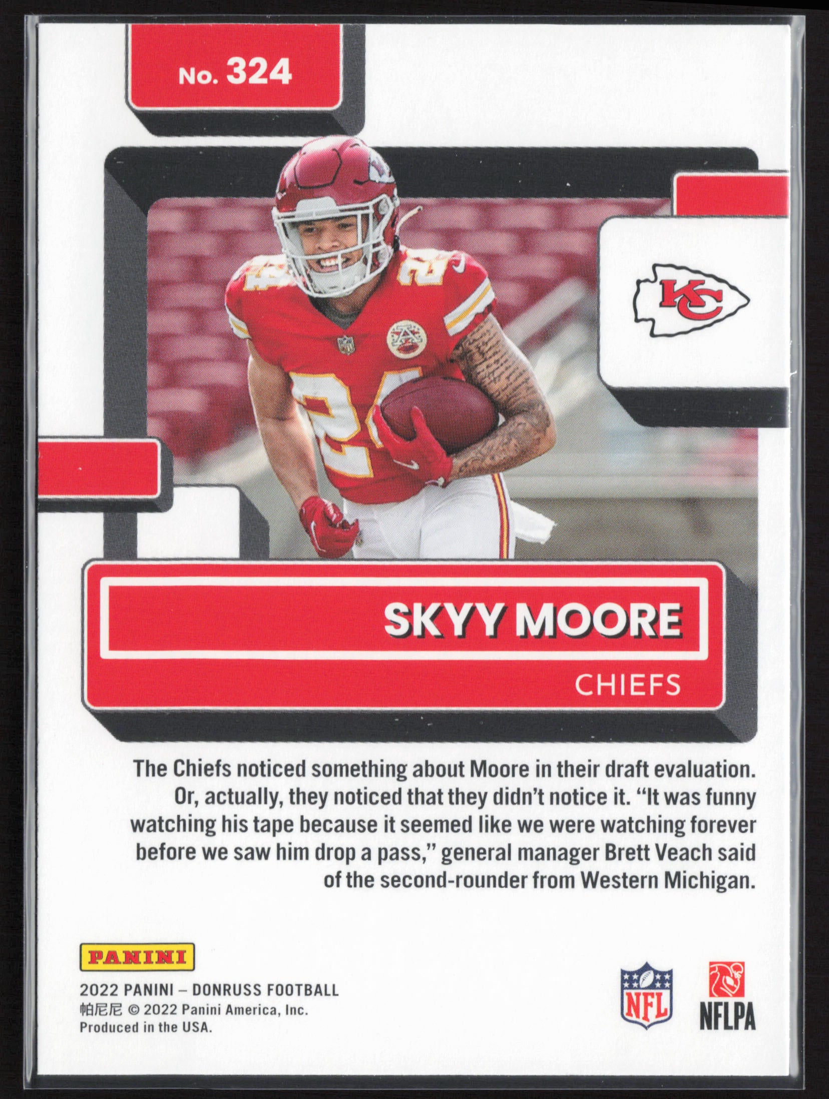 2022 Donruss #324 Skyy Moore