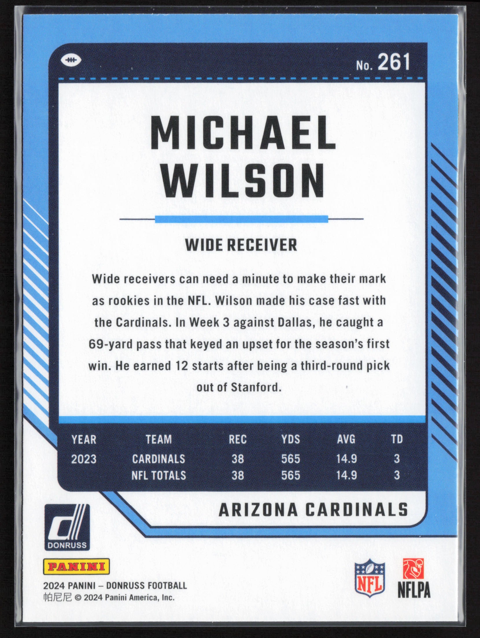2024 Donruss #261 Michael Wilson