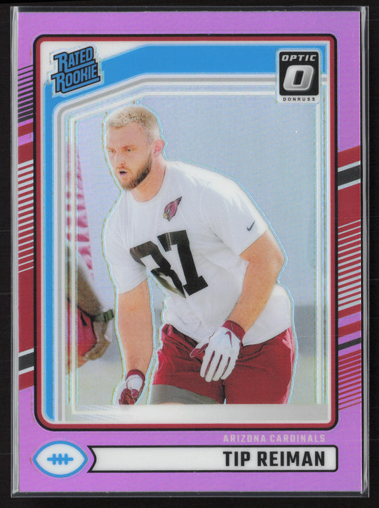 2024 Donruss #366 Tip Reiman Optic Rated Rookies Preview Pink