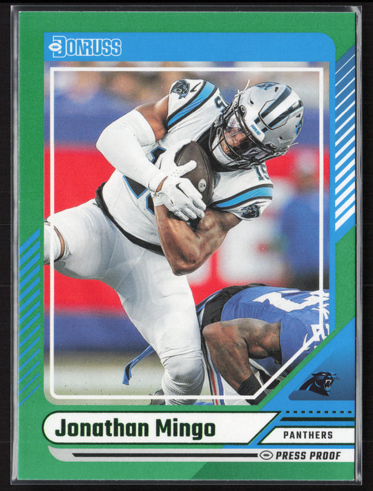 2024 Donruss #217 Jonathan Mingo Press Proof Green