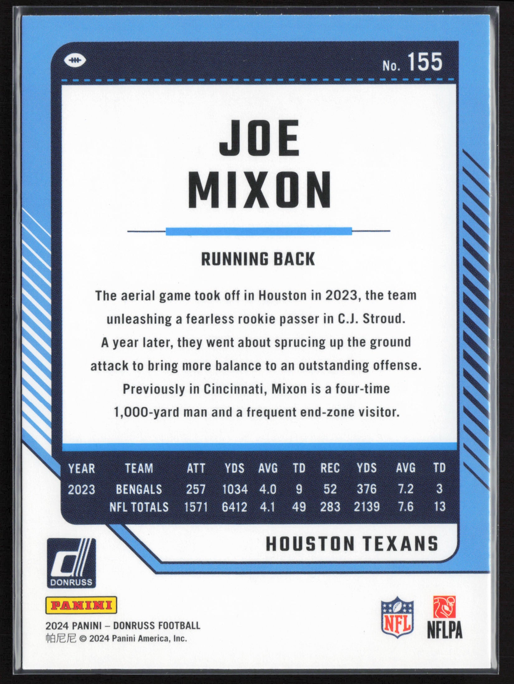 2024 Donruss #155 Joe Mixon