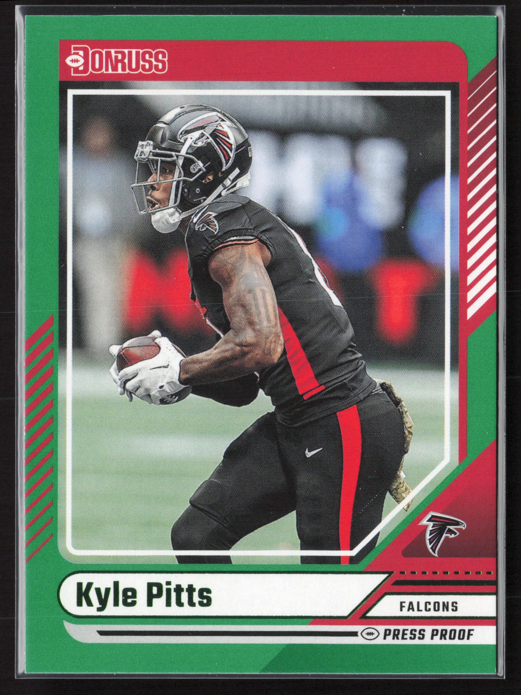 2024 Donruss #292 Kyle Pitts Press Proof Green
