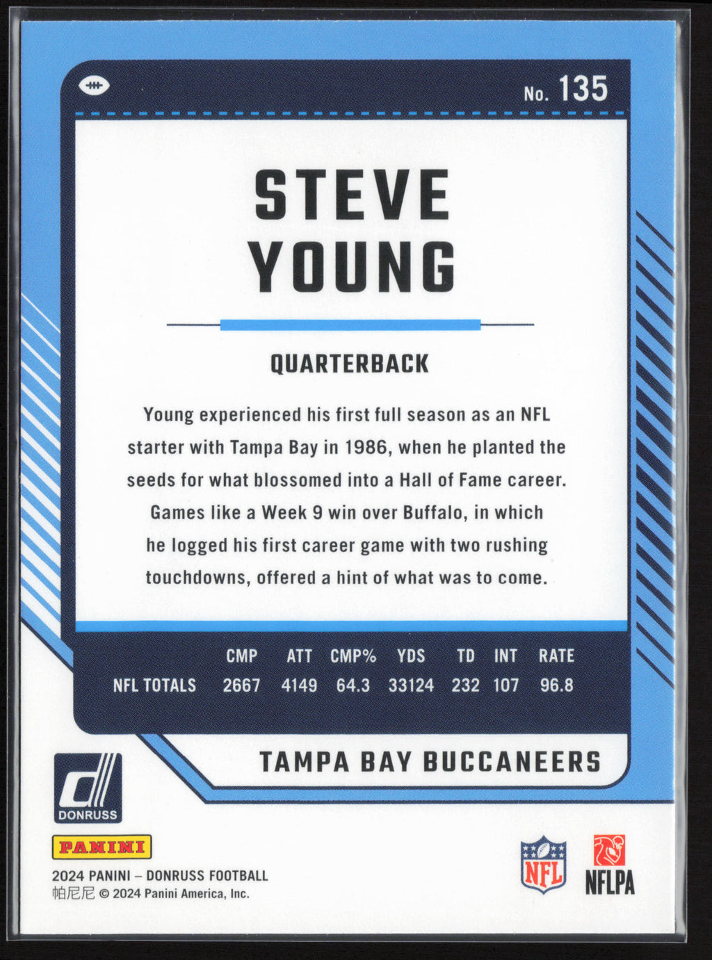 2024 Donruss #135 Steve Young
