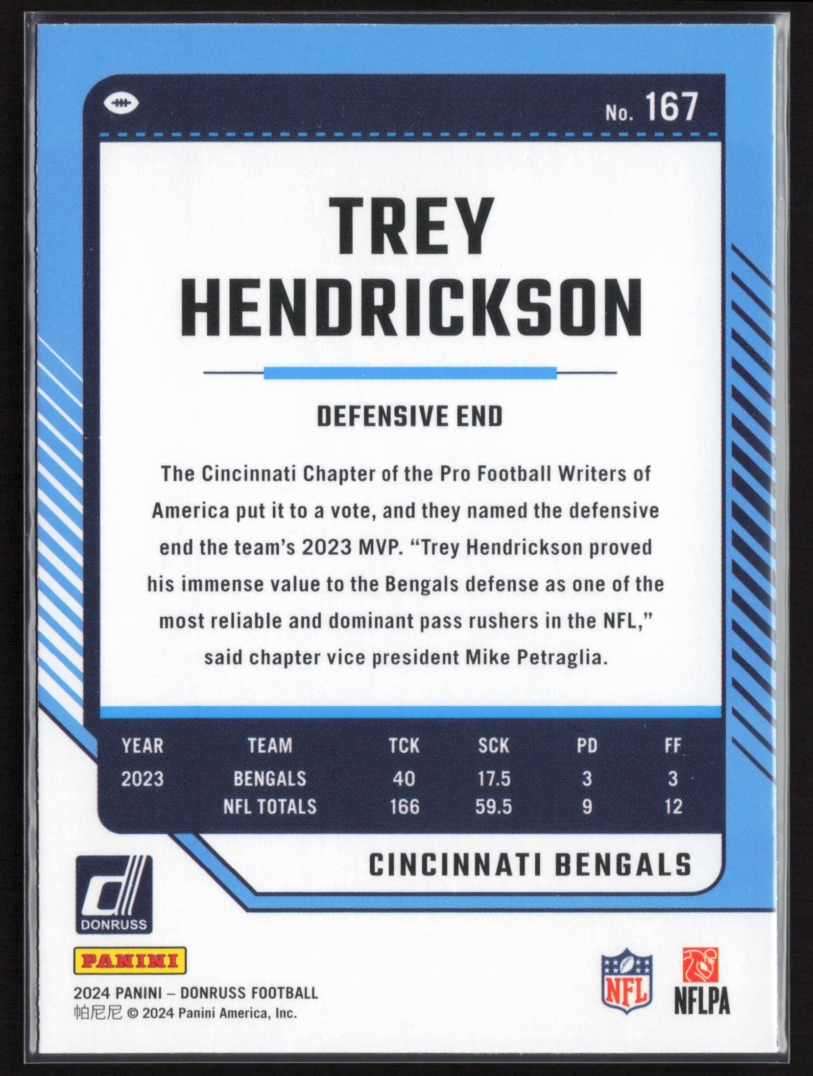 2024 Donruss #167 Trey Hendrickson