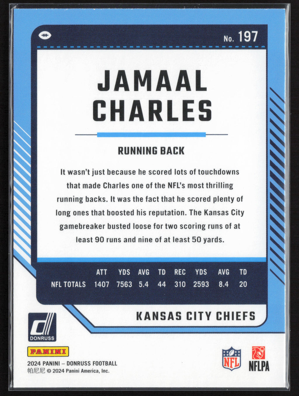 2024 Donruss #197 Jamaal Charles