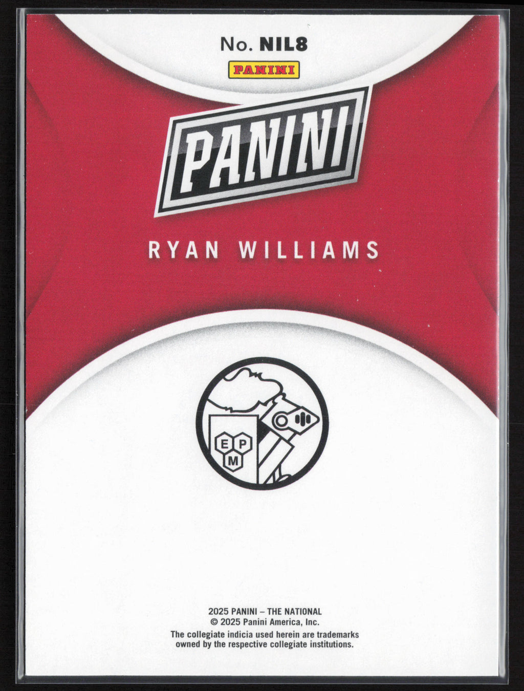 2025 Panini The National #NIL8 Ryan Williams /499