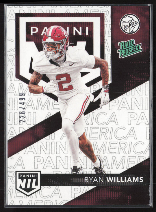 2025 Panini The National #NIL8 Ryan Williams /499