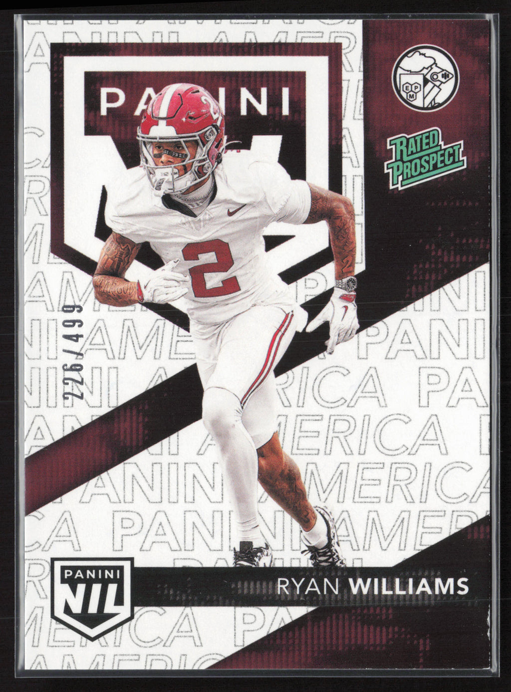 2025 Panini The National #NIL8 Ryan Williams /499
