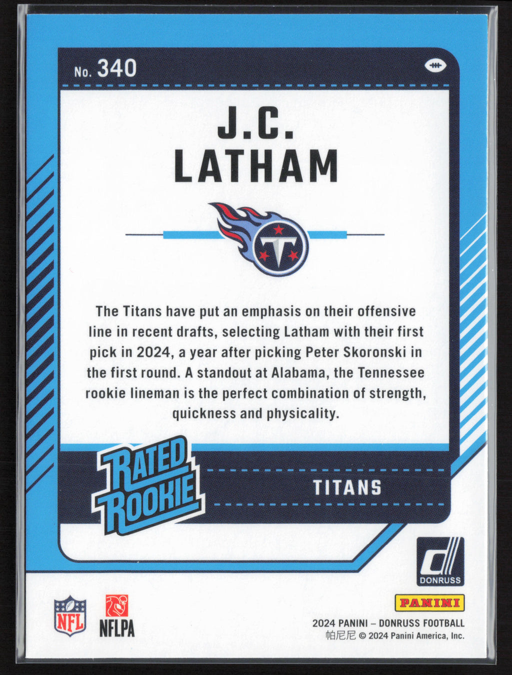 2024 Donruss #340 JC Latham