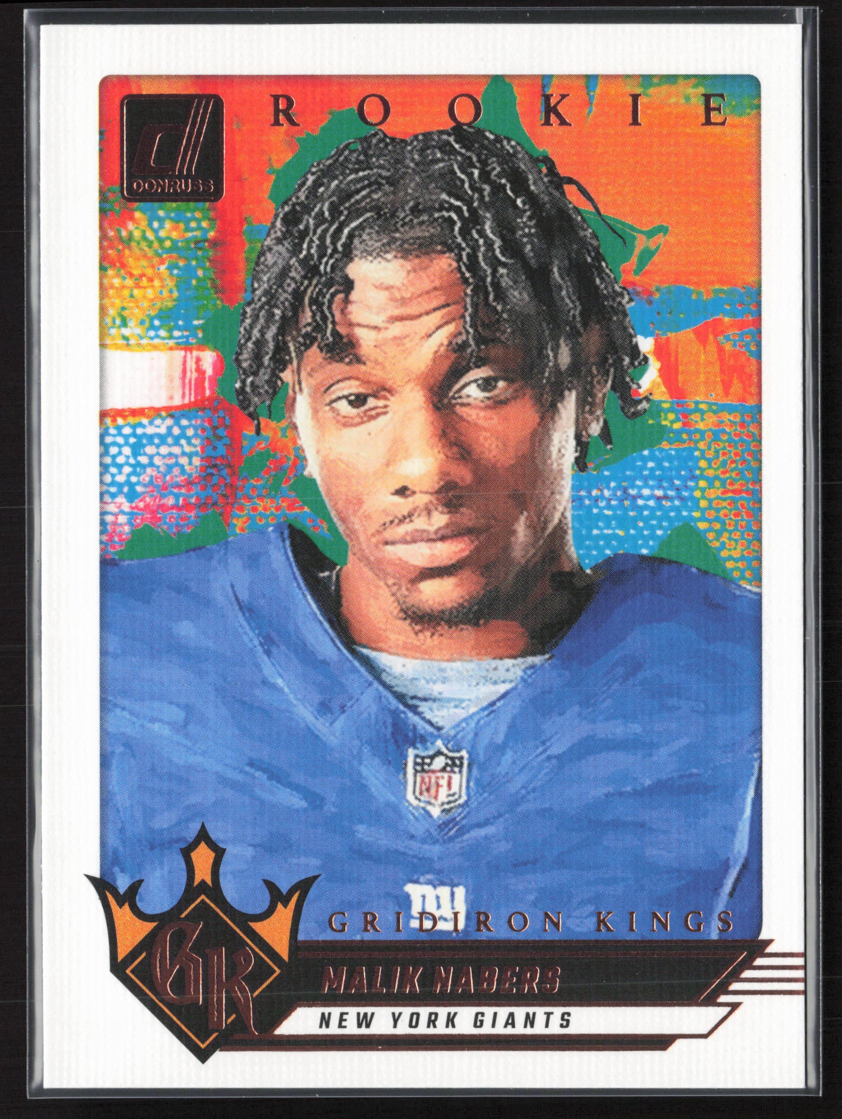 2024 Donruss #11 Malik Nabers Rookie Gridiron Kings