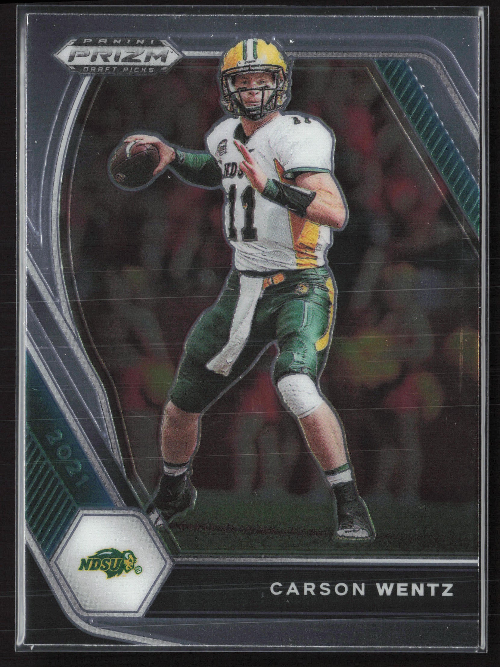 2021 Panini Prizm Draft Picks Collegiate #13 Carson Wentz