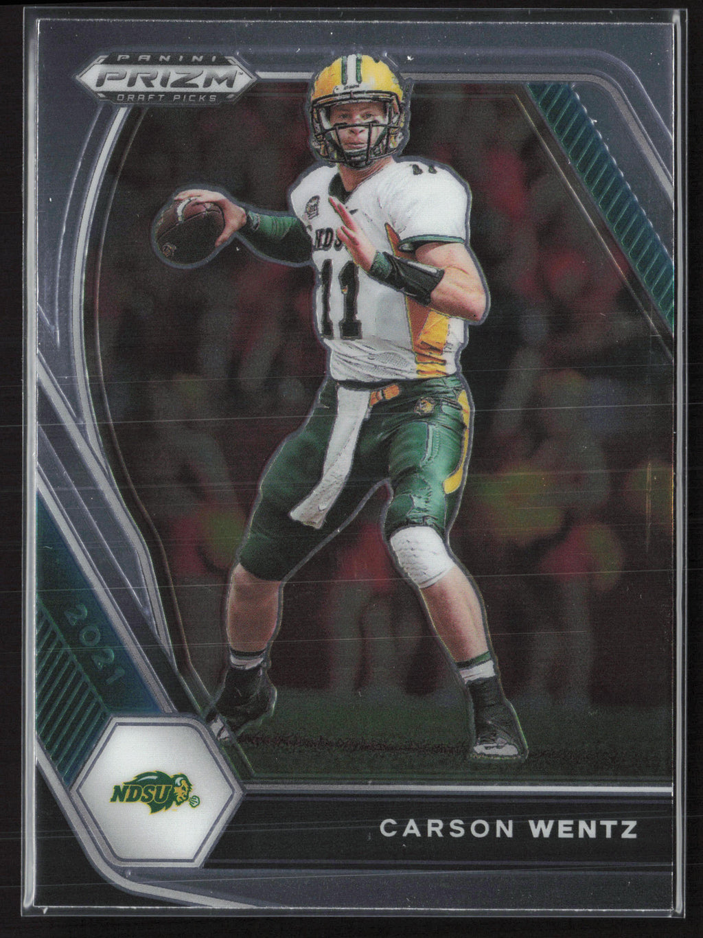 2021 Panini Prizm Draft Picks Collegiate #13 Carson Wentz