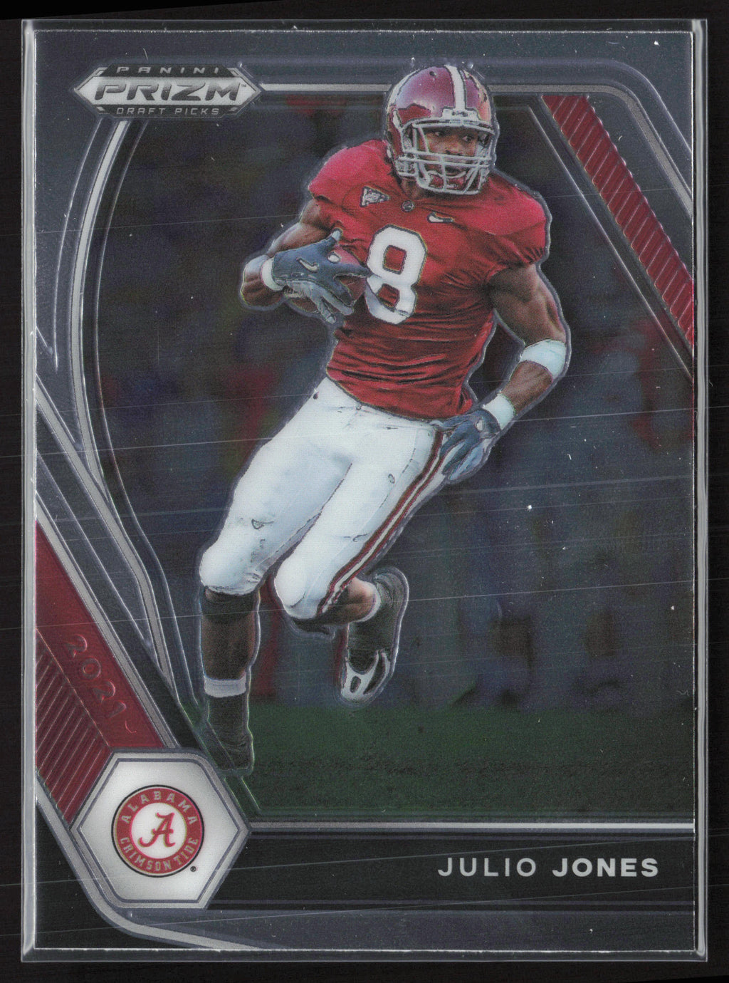 2021 Panini Prizm Draft Picks Collegiate #55 Julio Jones