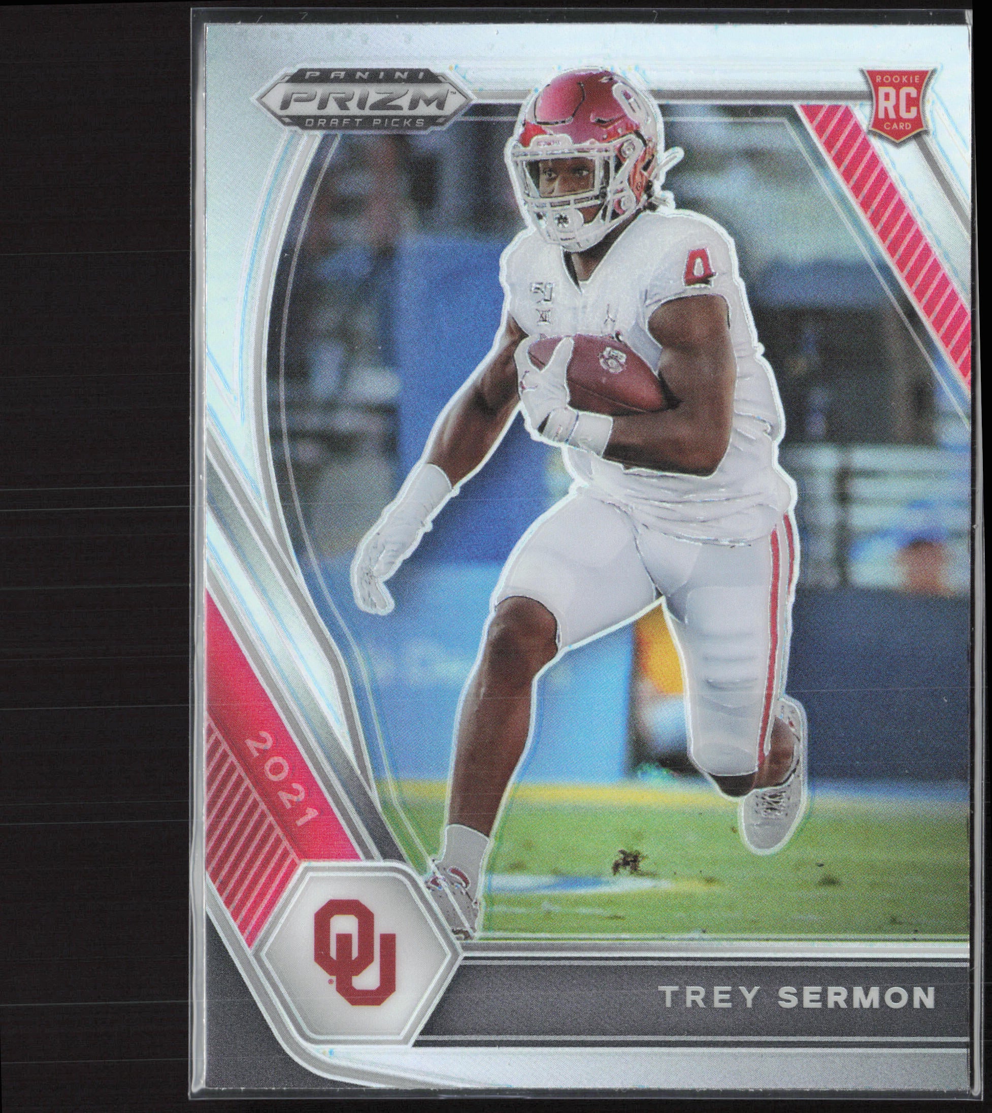 2021 Panini Prizm Draft Picks Collegiate #123 Trey Sermon Silver