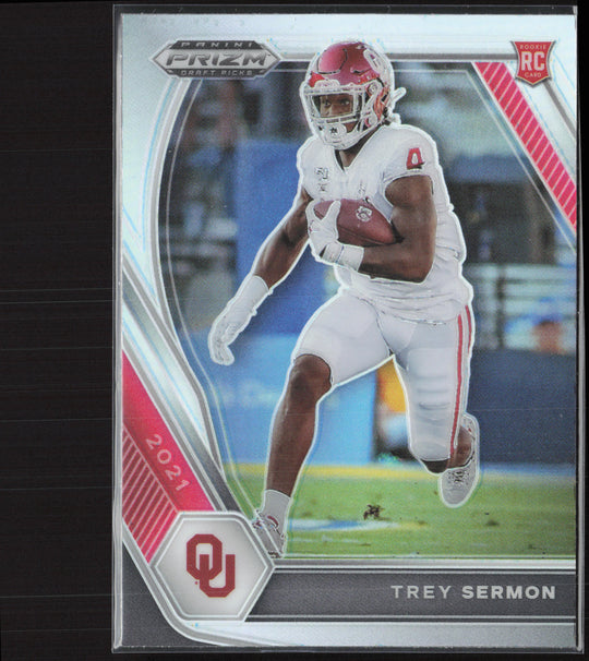 2021 Panini Prizm Draft Picks Collegiate #123 Trey Sermon Silver