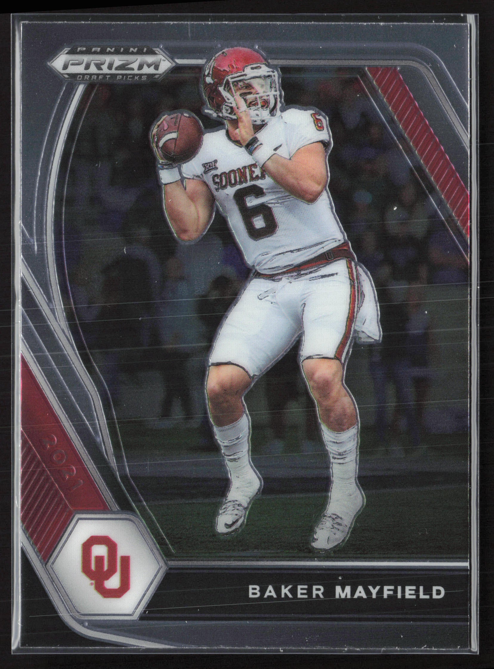 2021 Panini Prizm Draft Picks Collegiate #25 Baker Mayfield