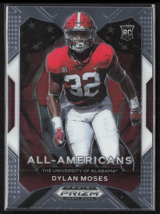 2021 Panini Prizm Draft Picks Collegiate #190 Dylan Moses