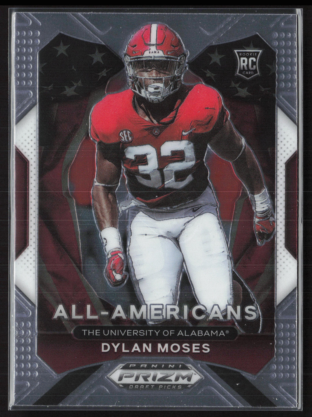 2021 Panini Prizm Draft Picks Collegiate #190 Dylan Moses