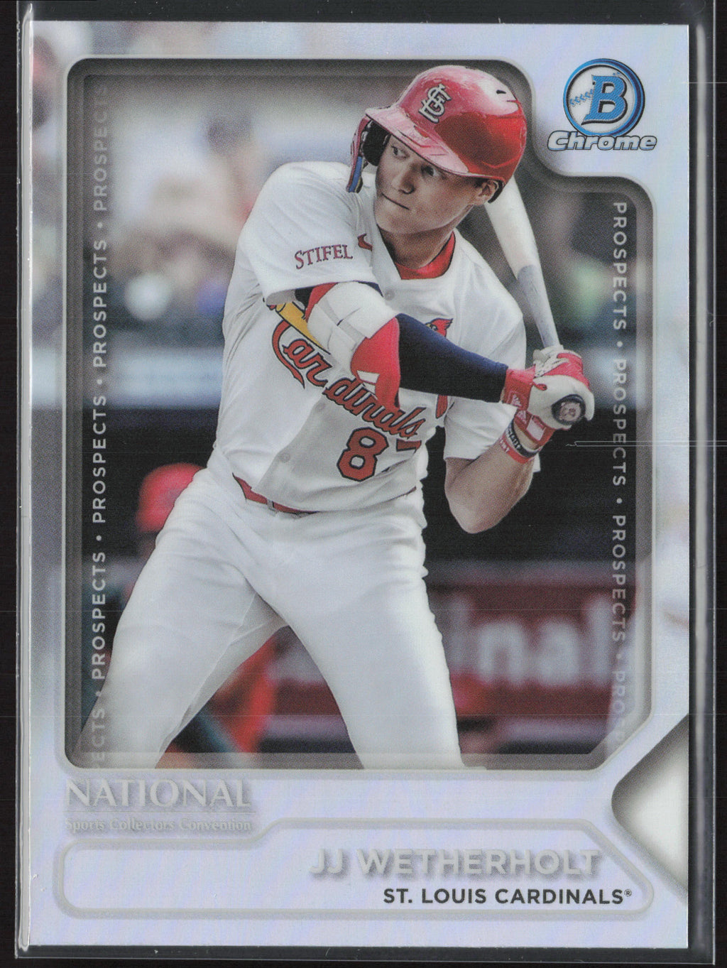 2025 Topps Chrome National #TP-7 JJ Wetherholt Bowman Chrome Prospects