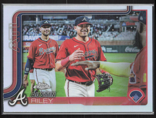 2025 Topps Chrome #206b Austin Riley Image Variation