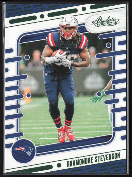 2024 Panini Absolute #73 Rhamondre Stevenson Green