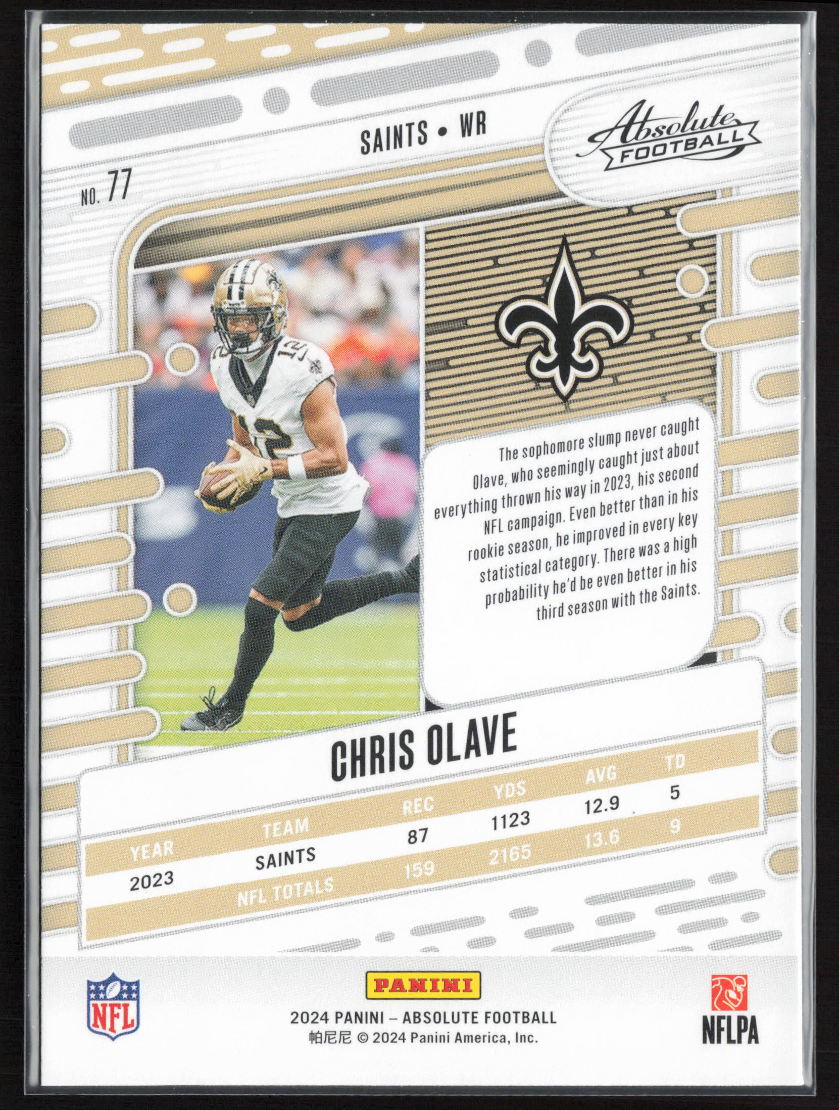 2024 Panini Absolute #77 Chris Olave