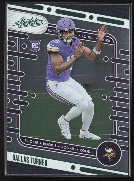 2024 Panini Absolute #117 Dallas Turner Retail