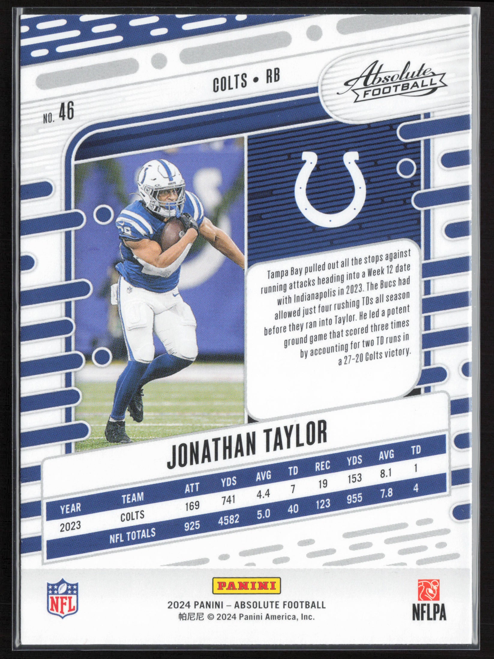 2024 Panini Absolute #46 Jonathan Taylor Retail