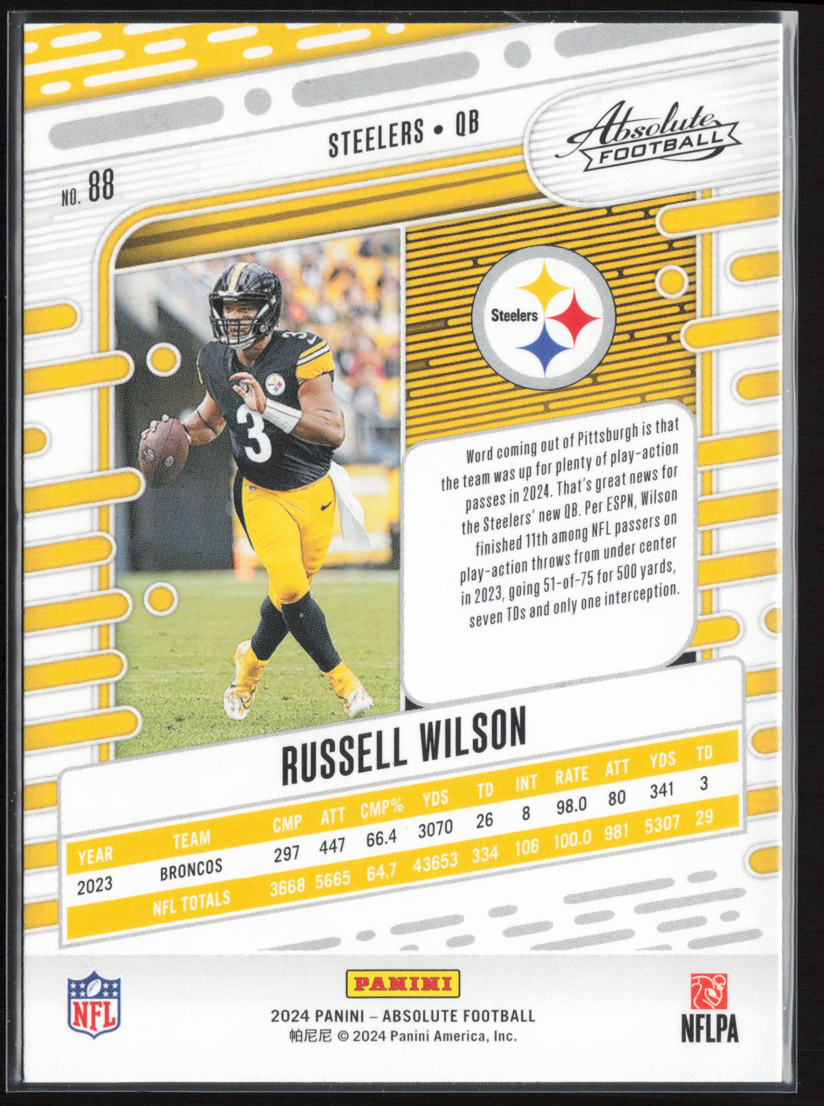 2024 Panini Absolute #88 Russell Wilson Retail