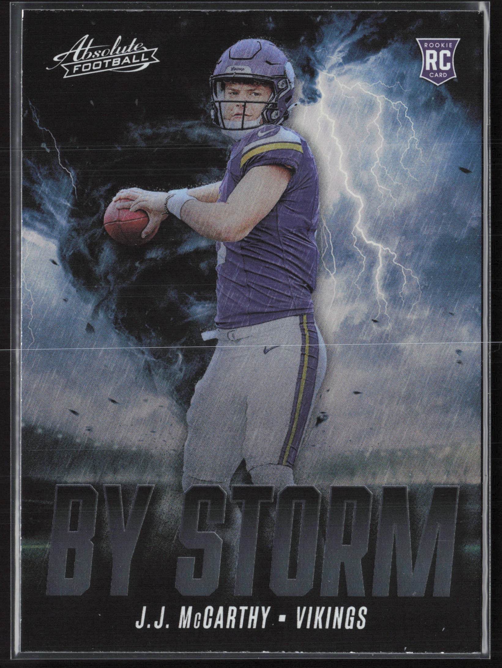 2024 Panini Absolute #BS-JMY J.J. McCarthy By Storm