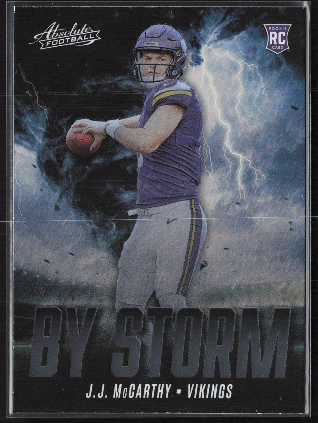 2024 Panini Absolute #BS-JMY J.J. McCarthy By Storm