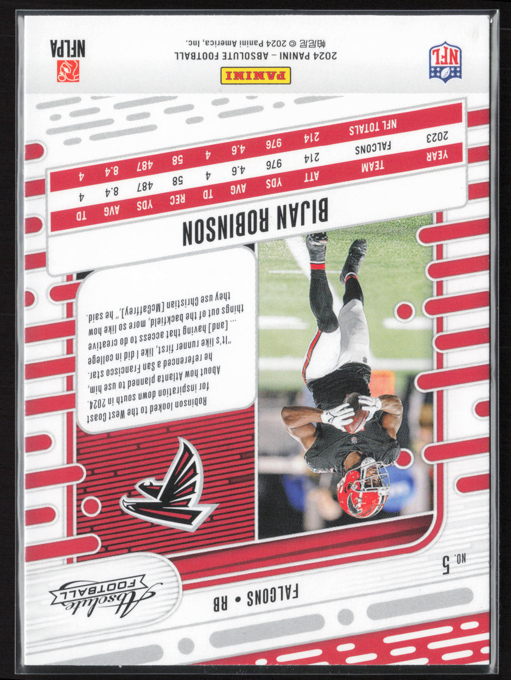 2024 Panini Absolute #5 Bijan Robinson Retail