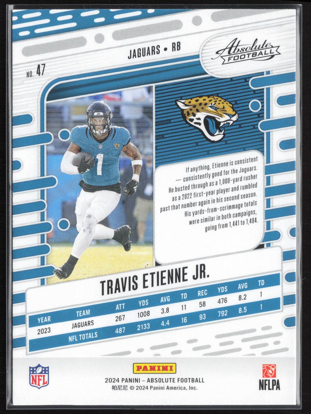 2024 Panini Absolute #47 Travis Etienne Jr. Retail
