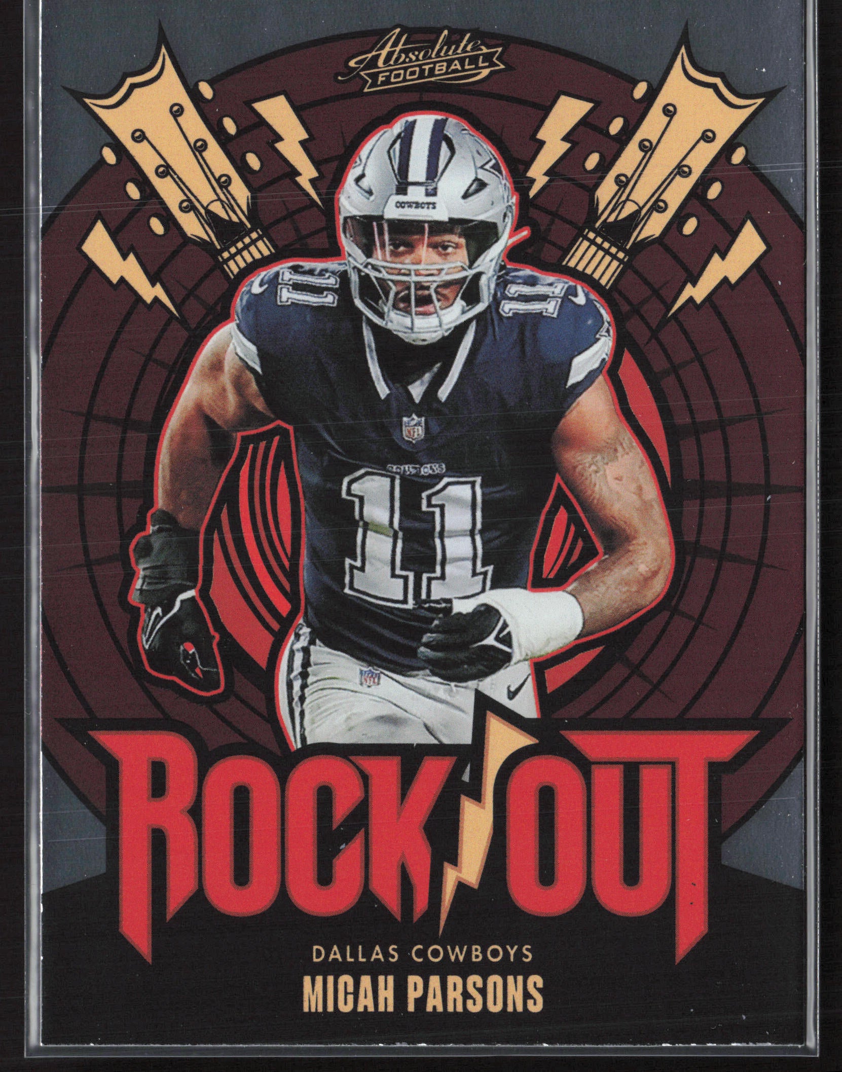 2024 Panini Absolute #RO-MPS Micah Parsons Rock Out