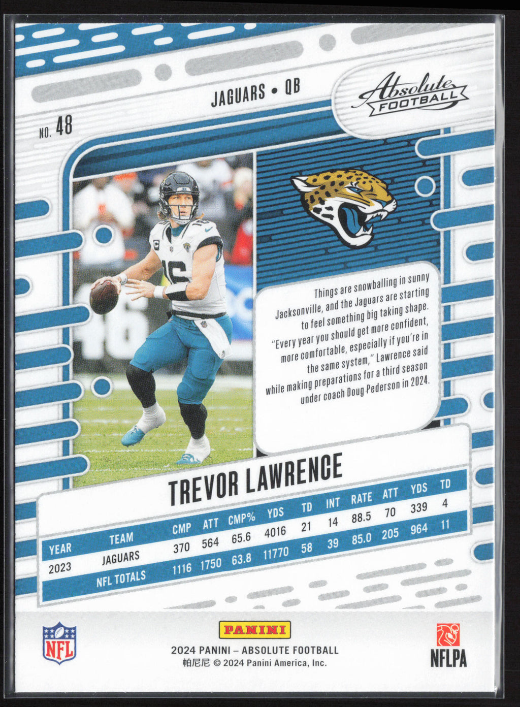 2024 Panini Absolute #48 Trevor Lawrence Retail