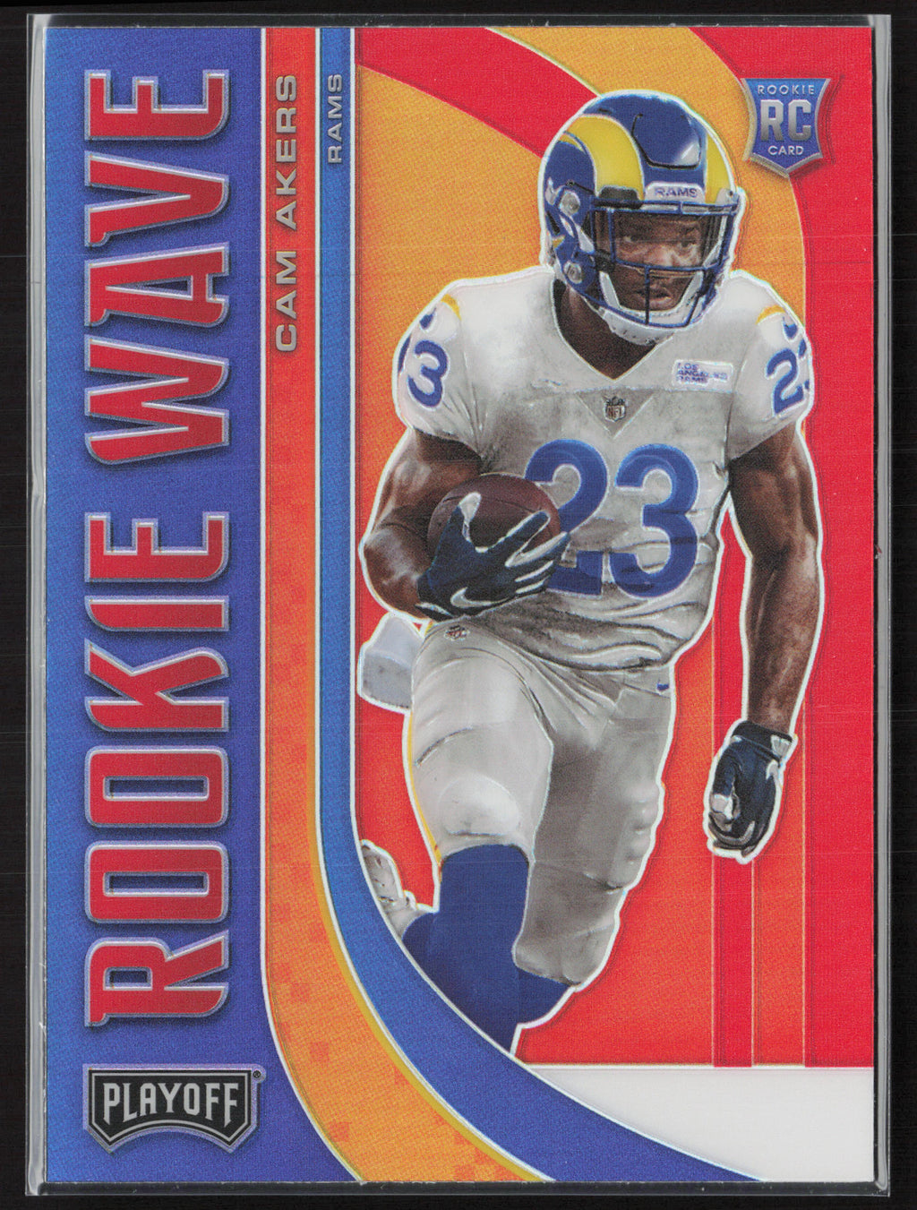 2020 Panini Playoff #RW-21 Cam Akers Rookie Wave Red