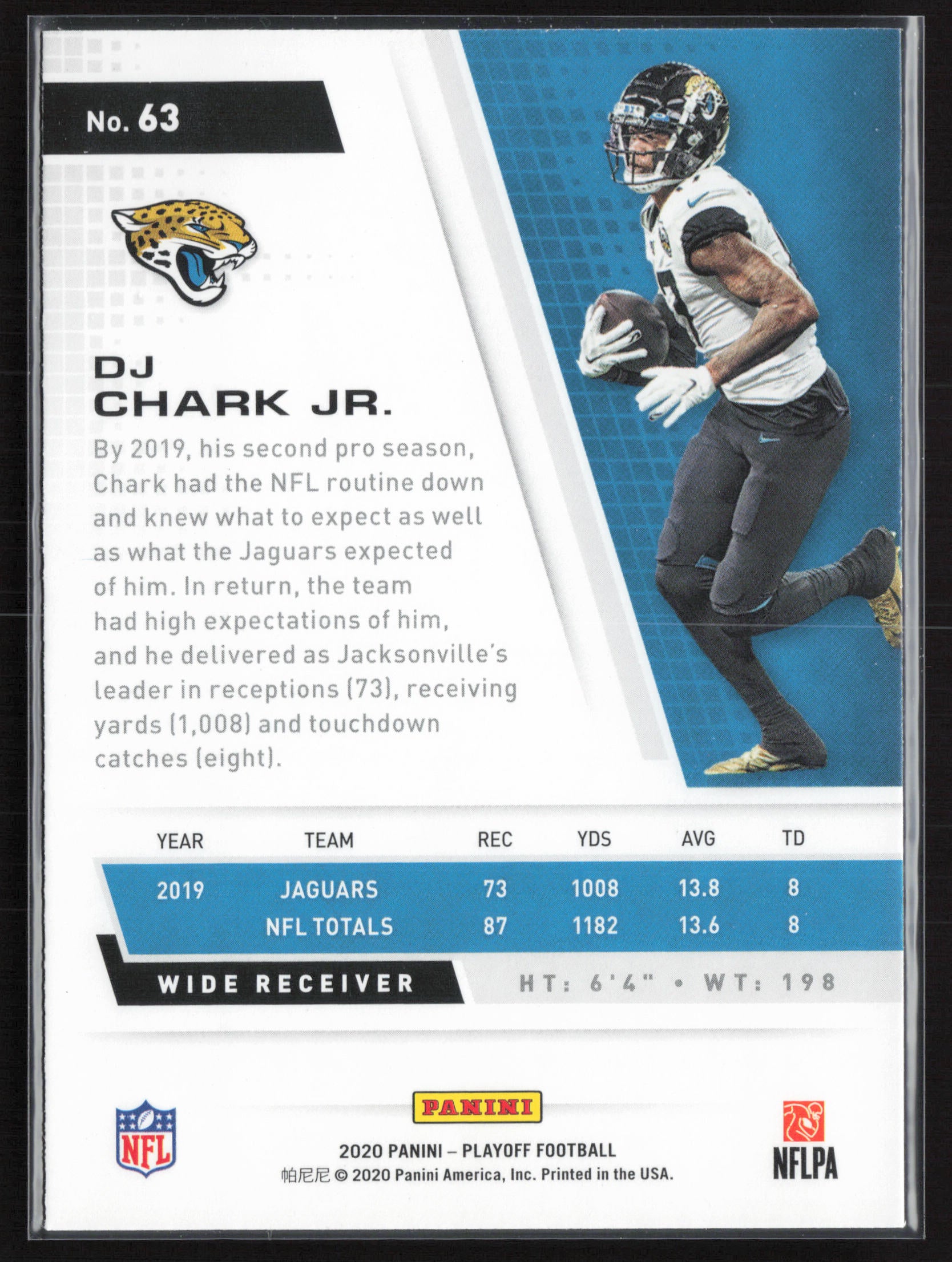 2020 Panini Playoff #63 DJ Chark Jr.