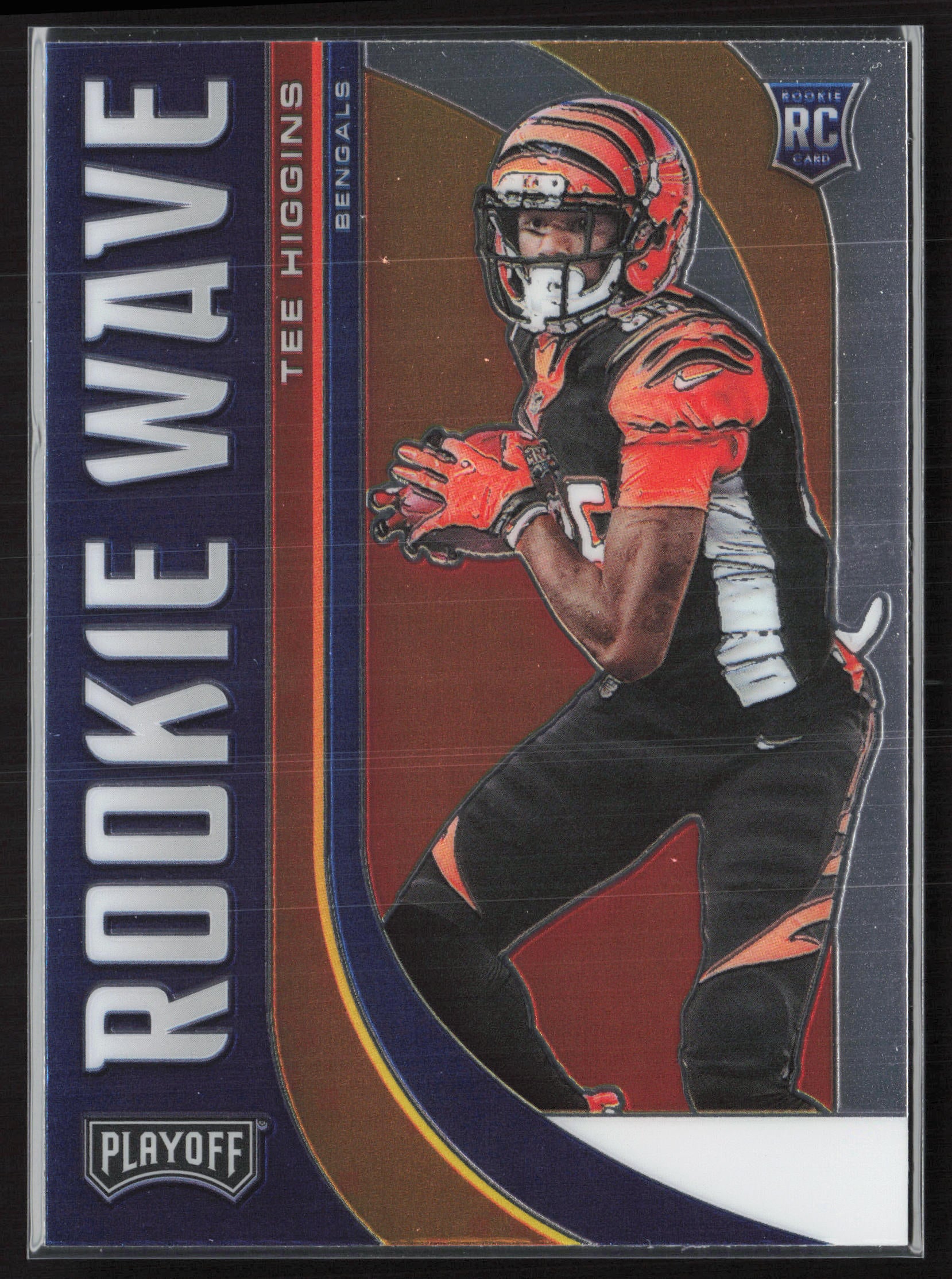 2020 Panini Playoff #RW-13 Tee Higgins Rookie Wave