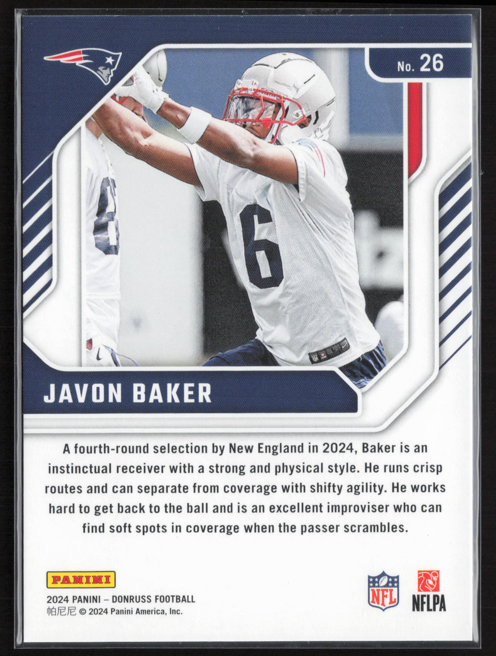 2024 Donruss #26 Javon Baker The Elite Series Rookies