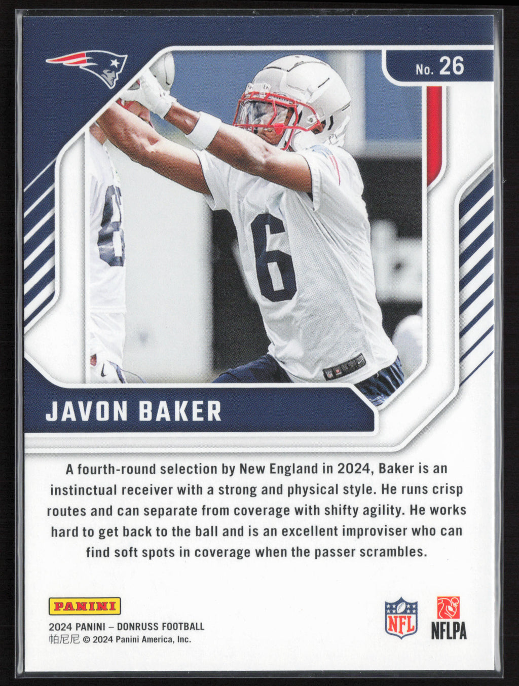 2024 Donruss #26 Javon Baker The Elite Series Rookies