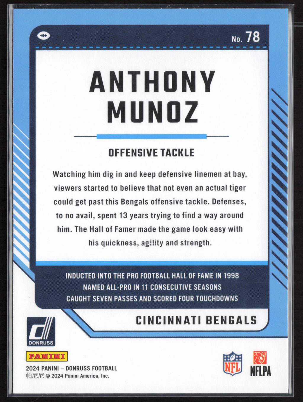 2024 Donruss #78 Anthony Muñoz