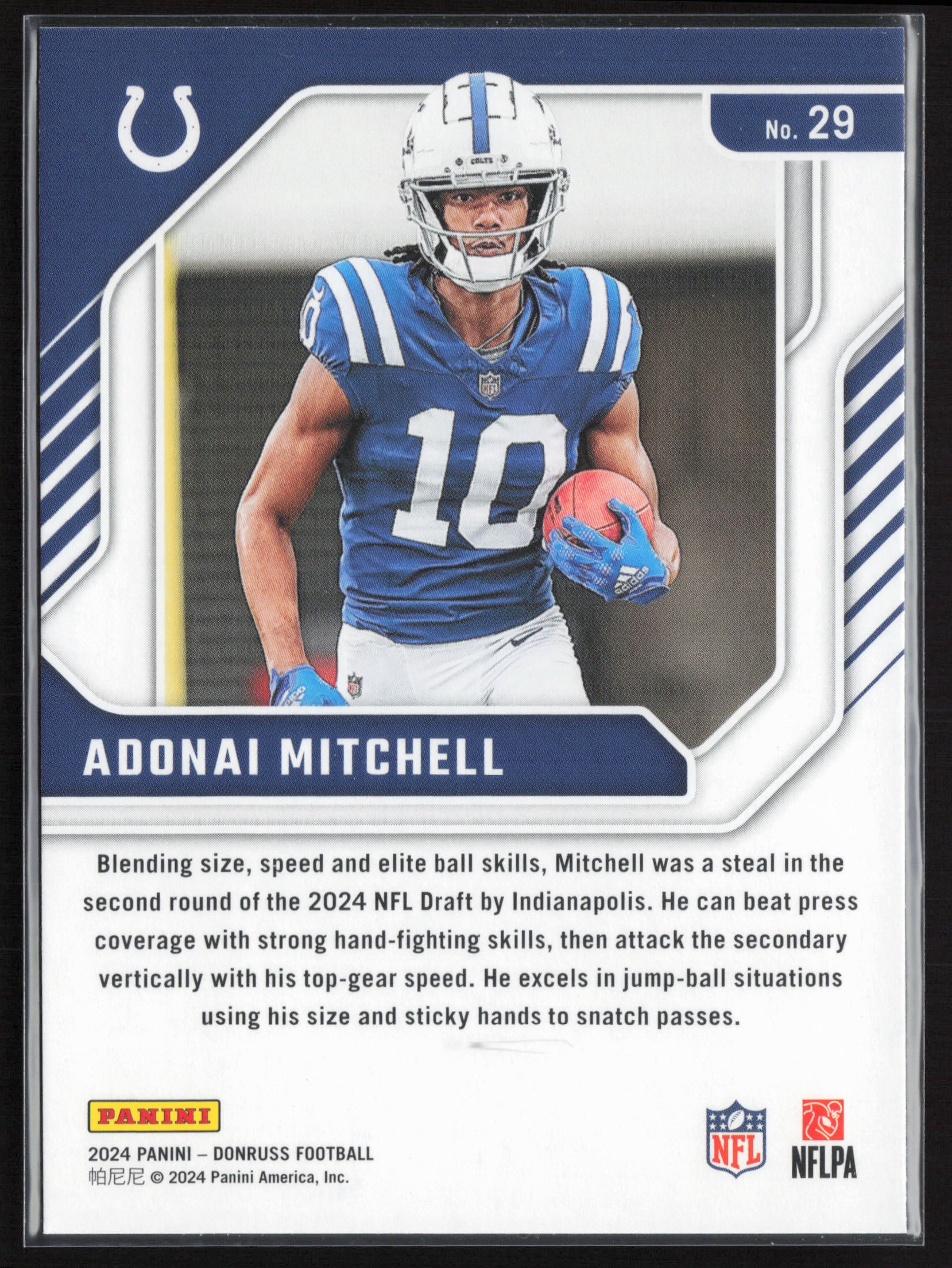 2024 Donruss #29 Adonai Mitchell The Elite Series Rookies