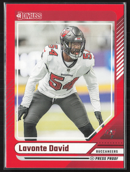 2024 Donruss #173 Lavonte David Press Proof Red