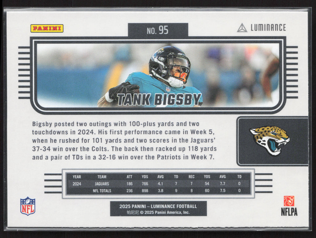 2025 Panini Luminance #95 Tank Bigsby