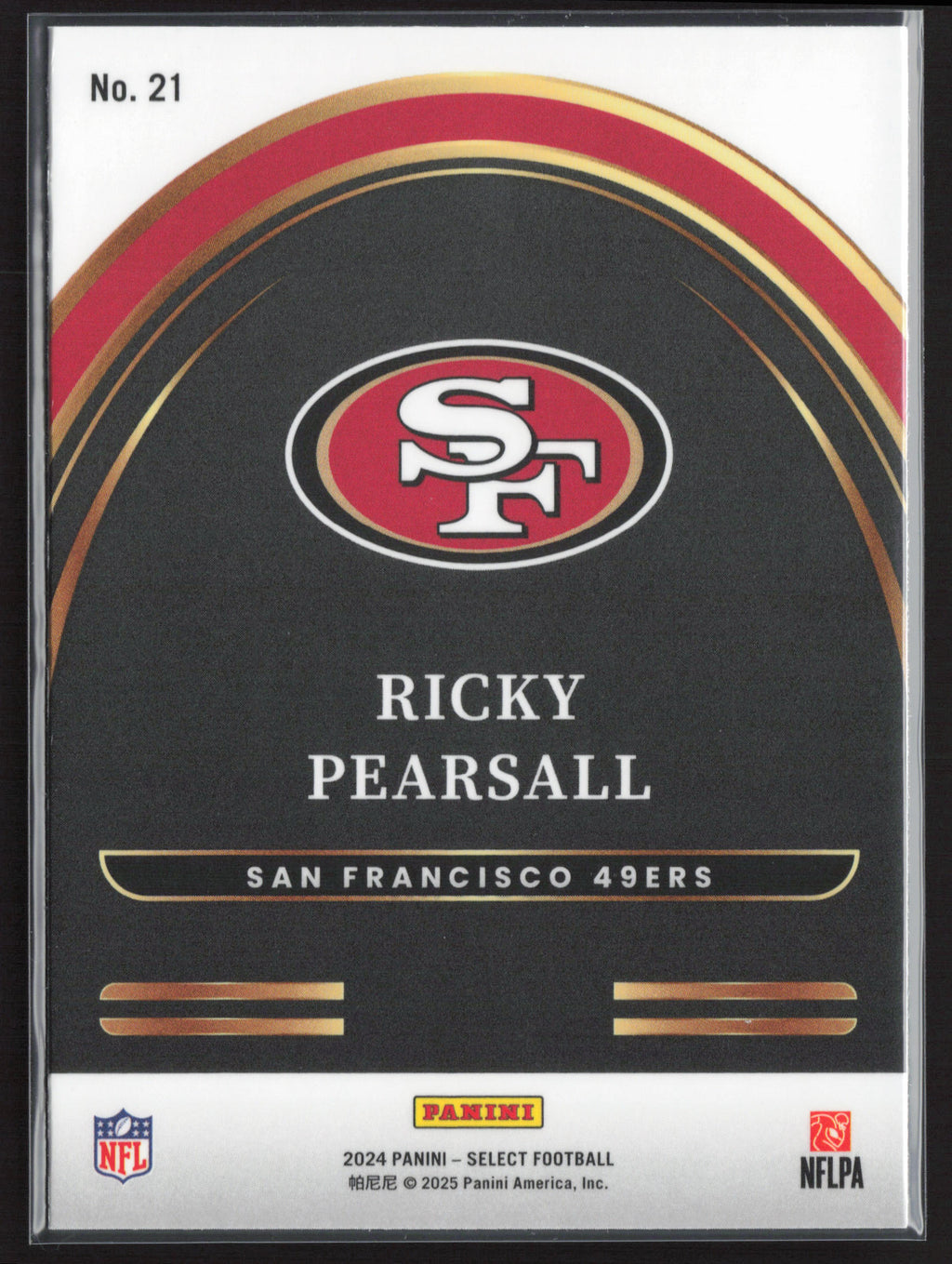 2024 Panini Select #21 Ricky Pearsall Select Future