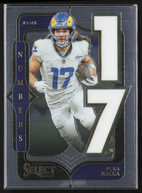 2024 Panini Select #2 Puka Nacua Select Numbers