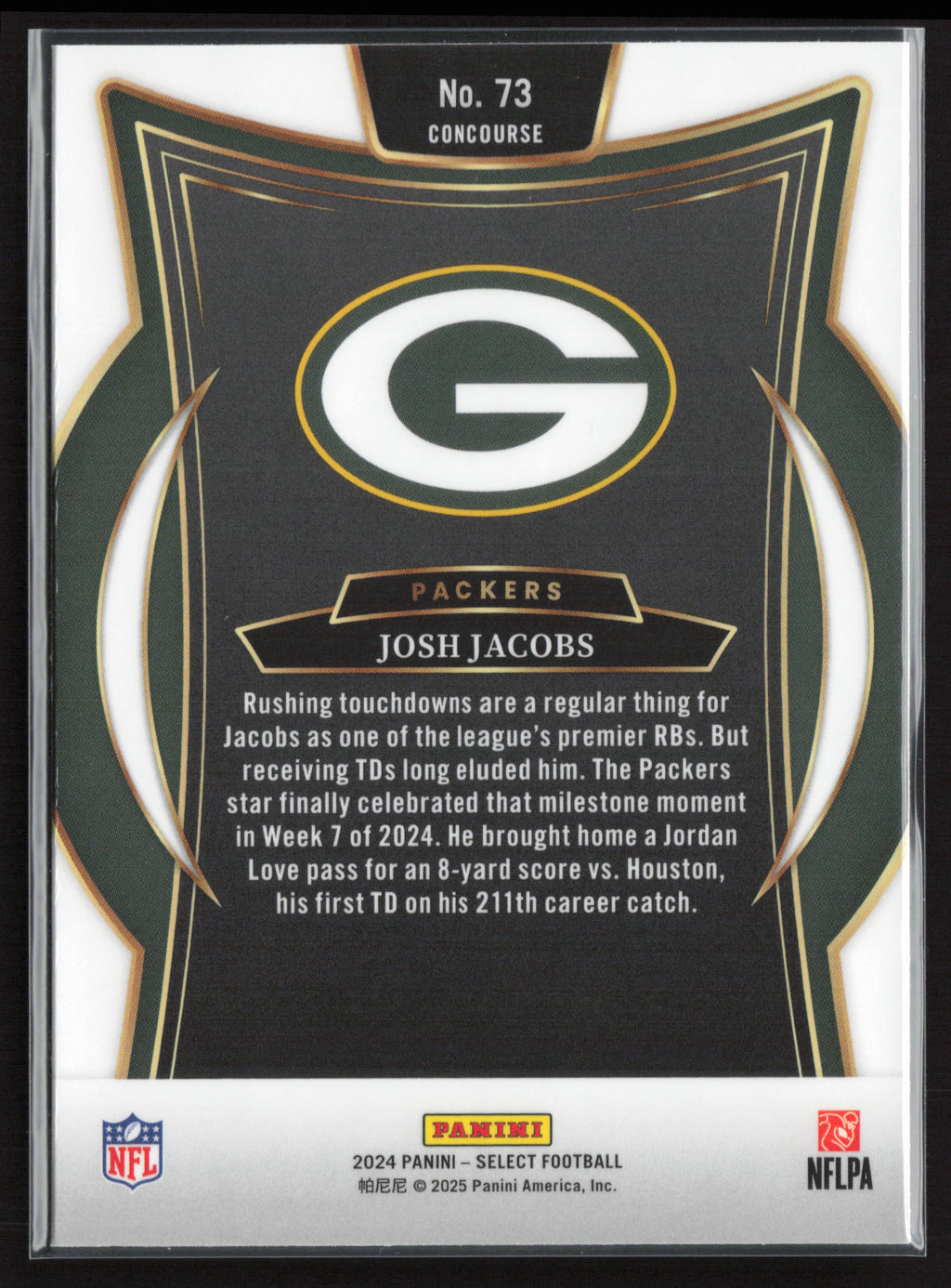 2024 Panini Select #73 Josh Jacobs